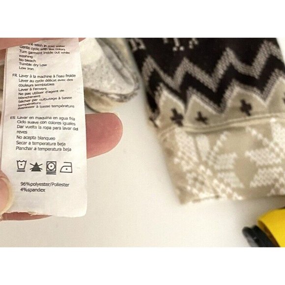 Mens Fair Isle Long Sleeve Pullover Shirt Top Cabin Fever Brown Sz:L Polyester - Picture 8 of 11